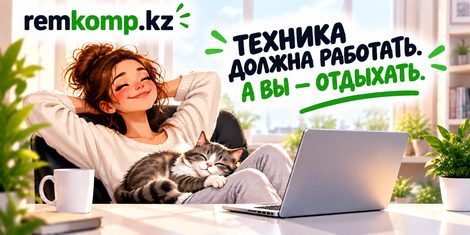 Ремонт компьютеров, ноутбуков и моноблоков в Алматы